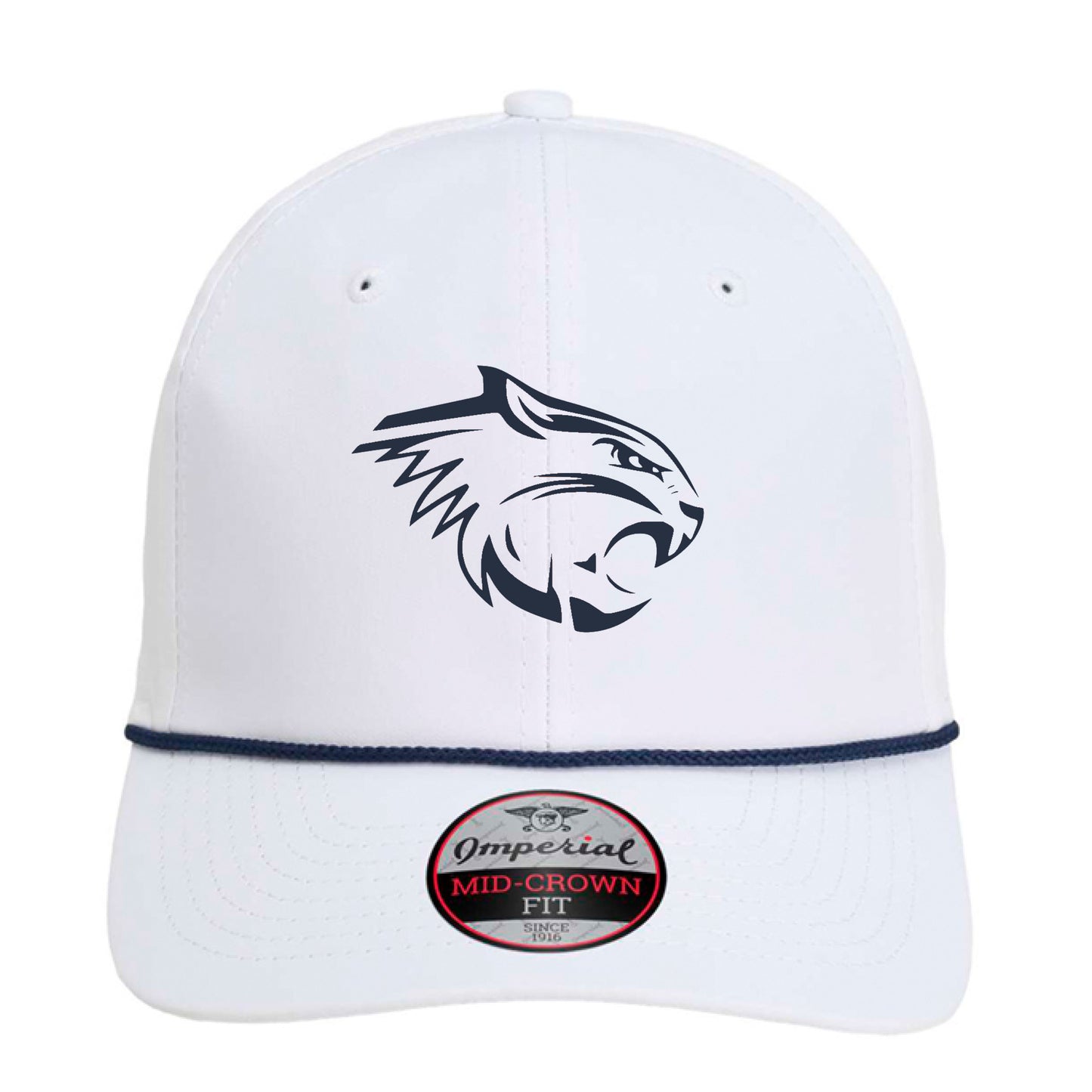 White/ Navy - FRONT