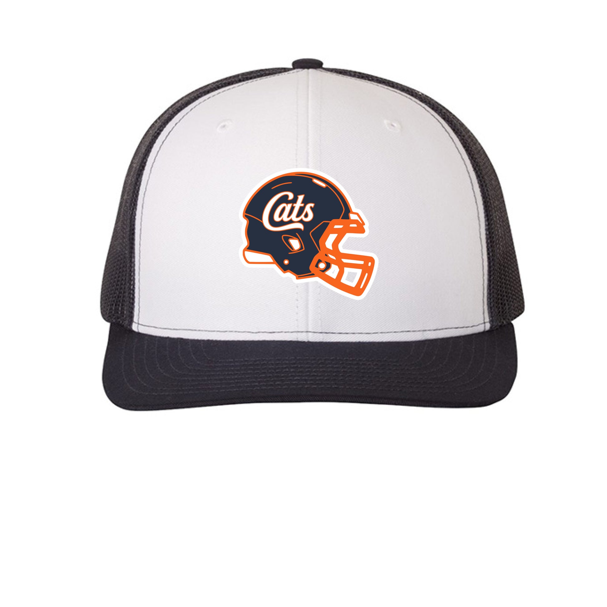 White/ Navy - FRONT